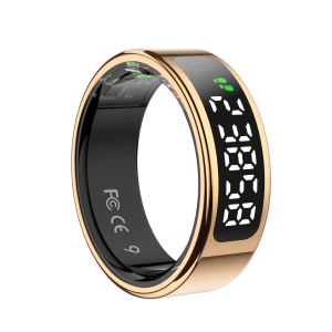 Stainless steel health smart ring WR005 5ATM waterproof